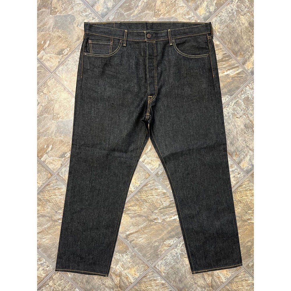 Levi's 501 Jeans Men 40x30 Dark Wash Selvedge Original Fit Denim
